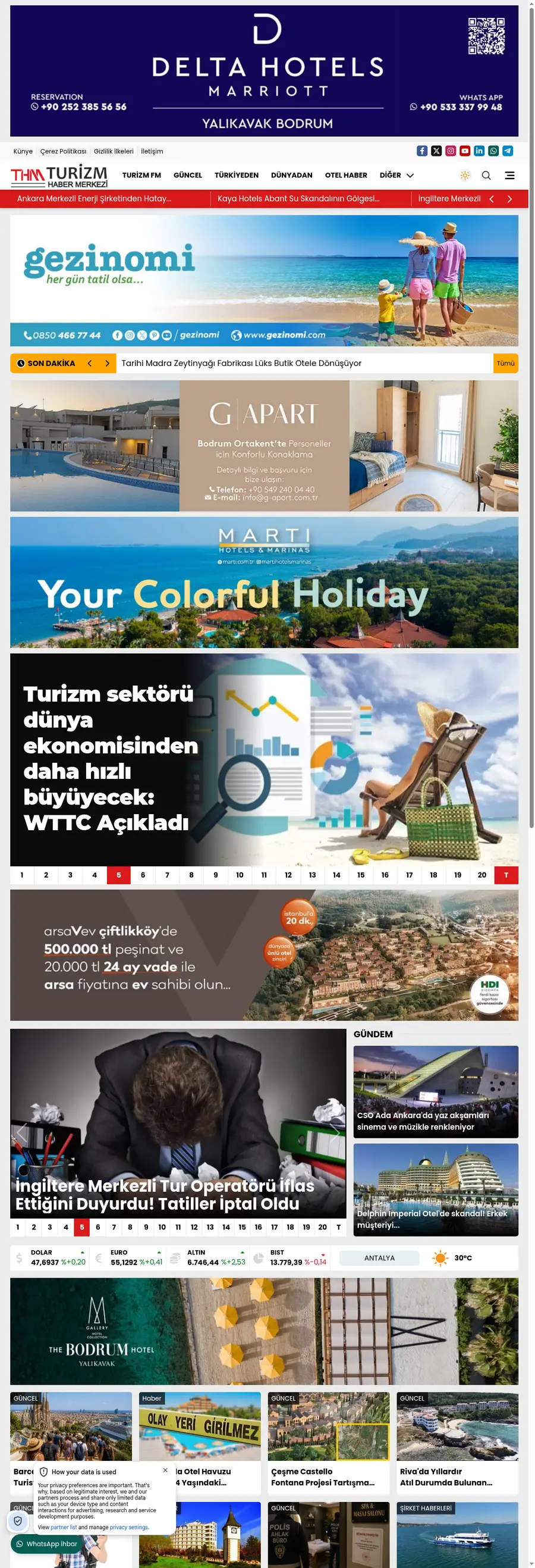 Turizmhabermerkezi.net önizleme