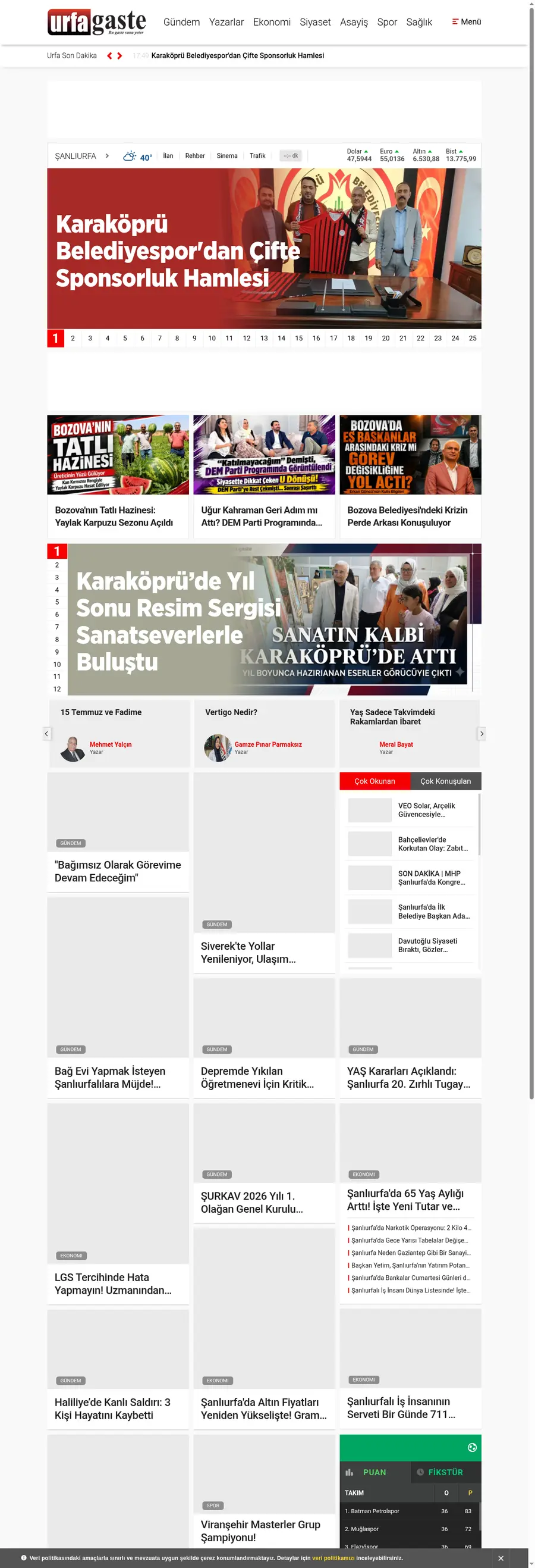 Urfagaste.com önizleme