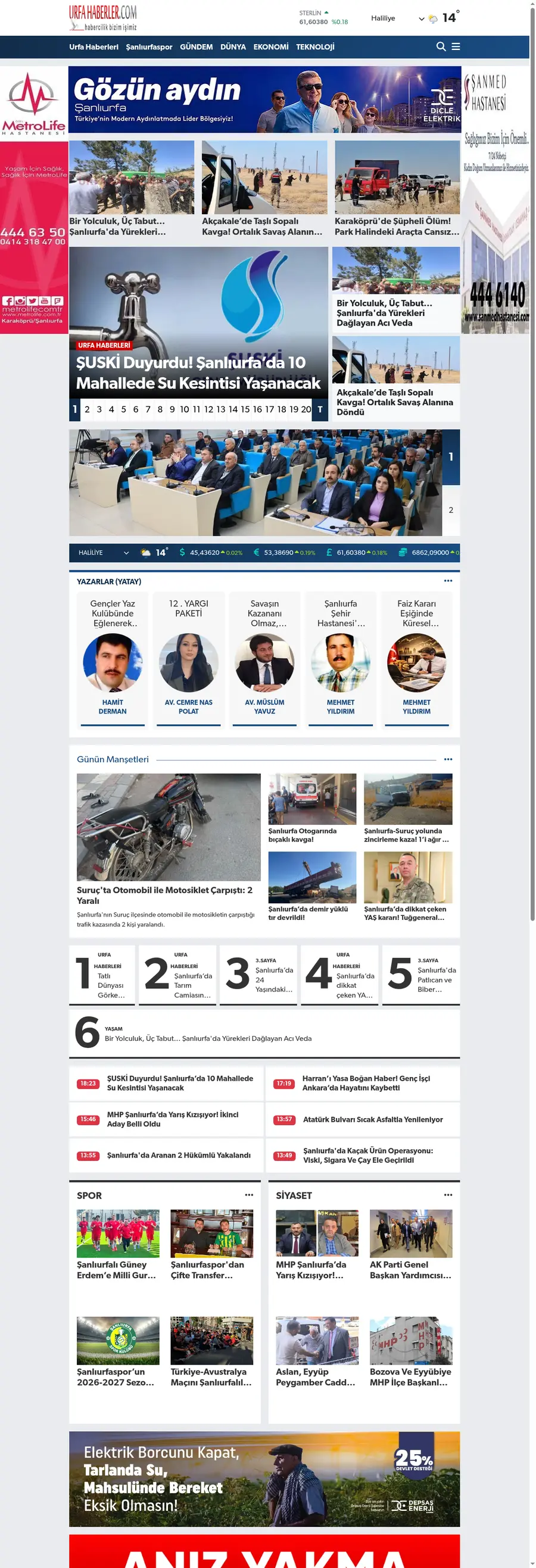 Urfahaberler.com önizleme