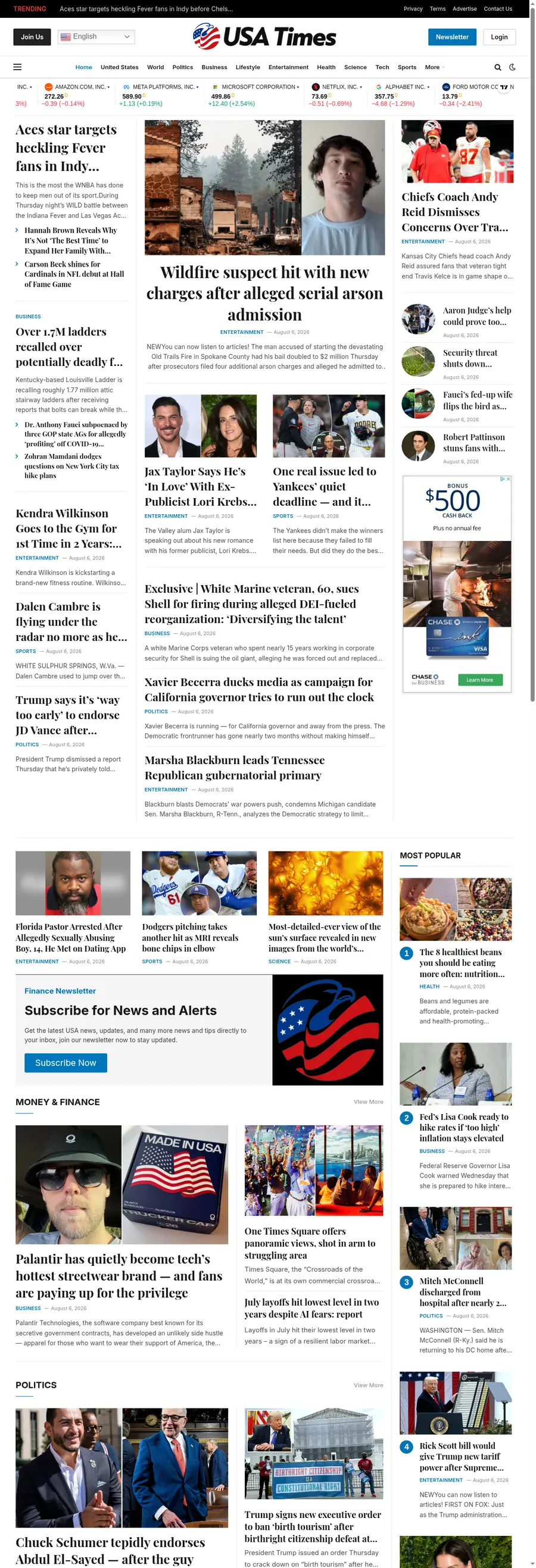 Usa-times.news önizleme