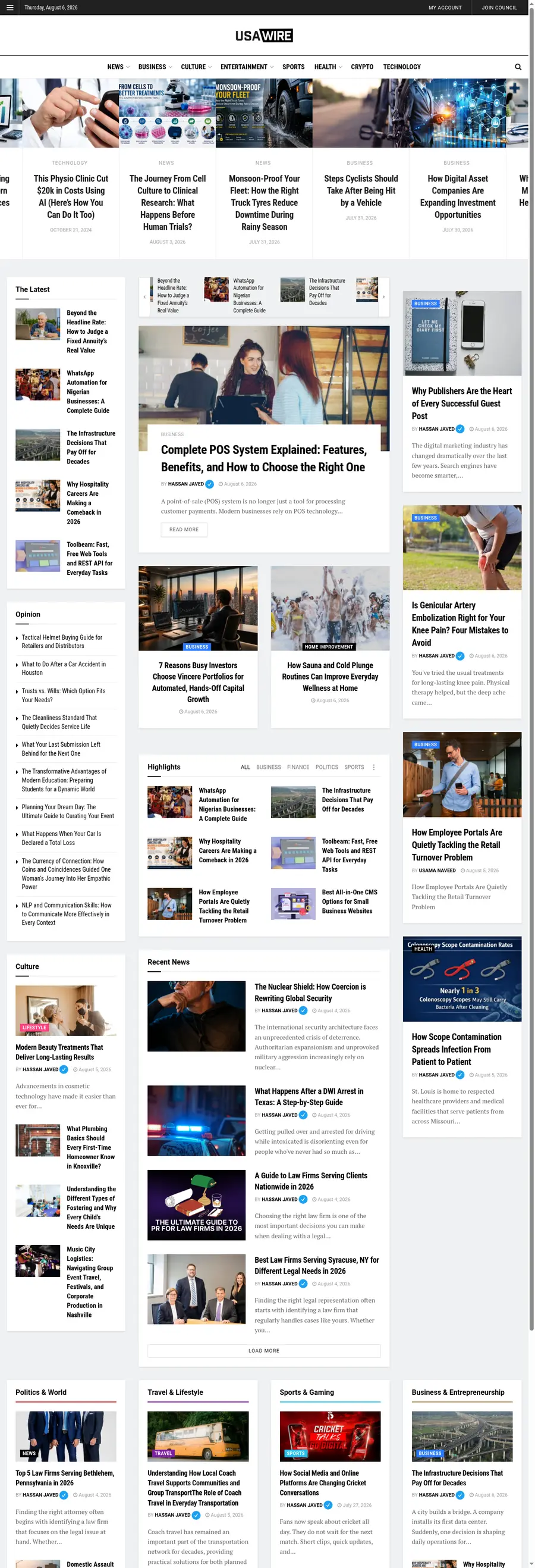 Usawire.com önizleme