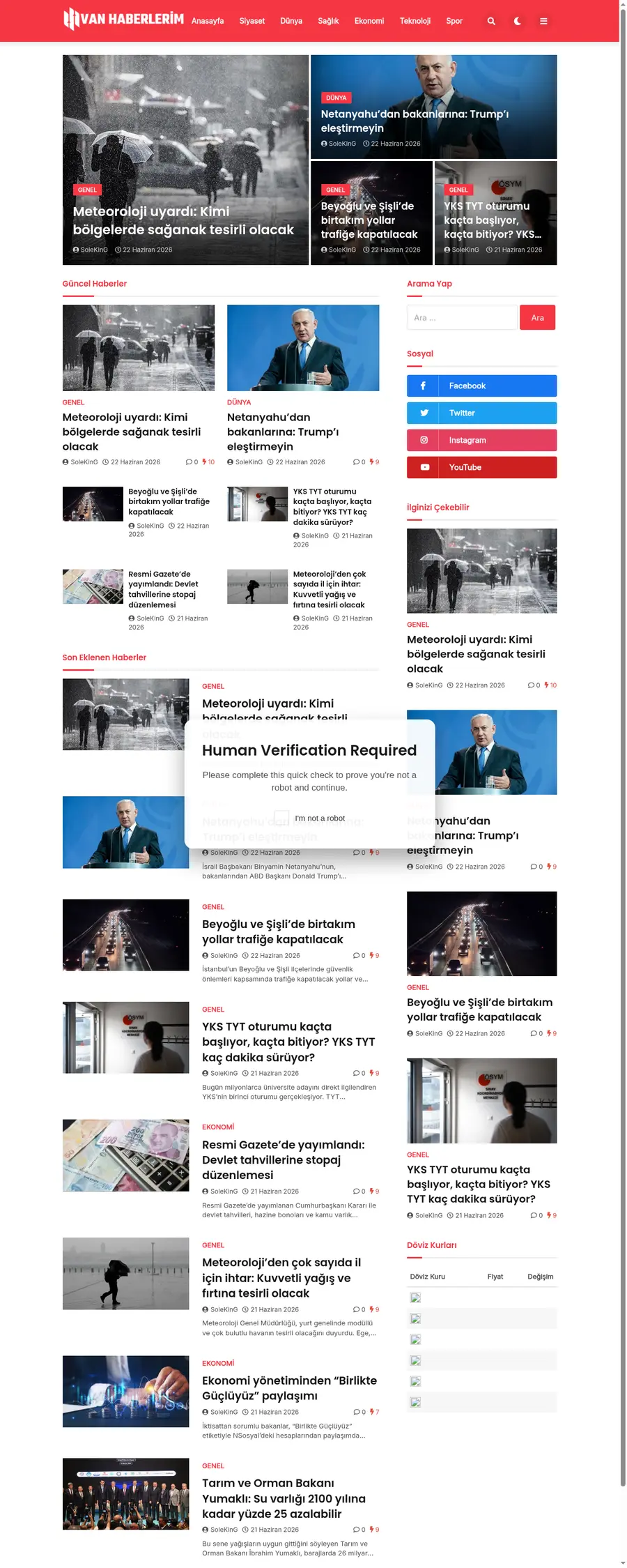 Vanhaberlerim.com.tr önizleme