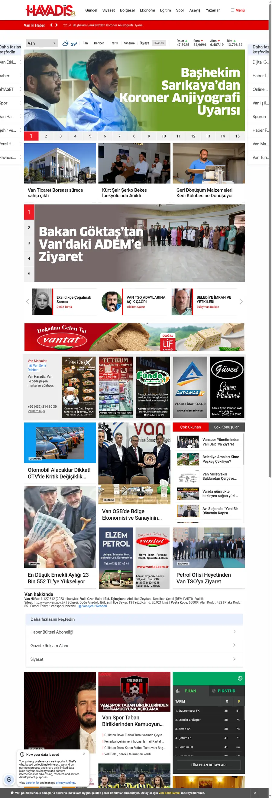 Vanhavadis.com önizleme