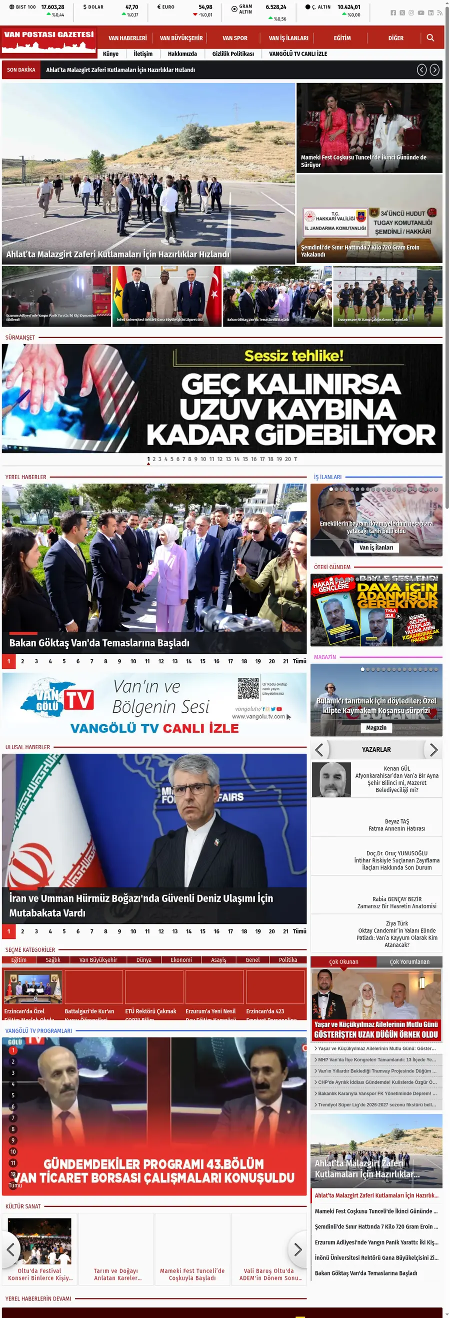 Vanpostasigazetesi.com önizleme