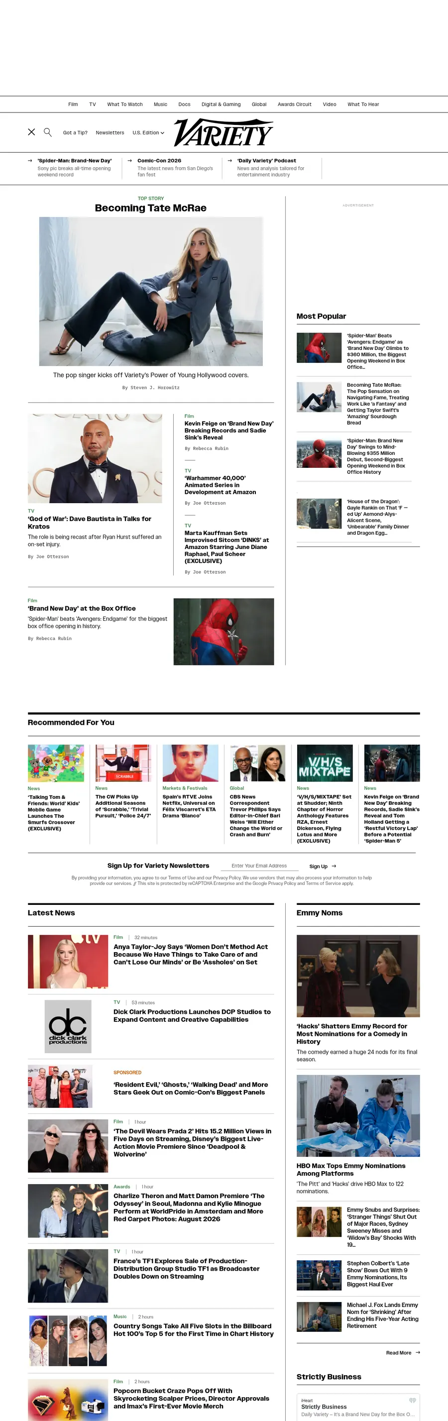 Variety.com önizleme