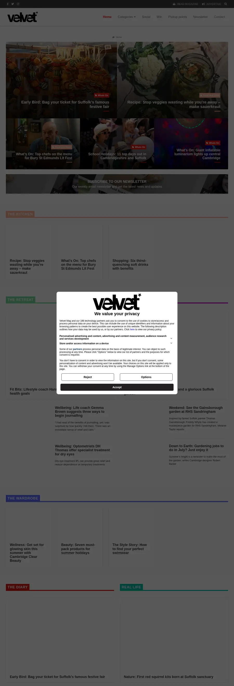 Velvetmag.co.uk önizleme