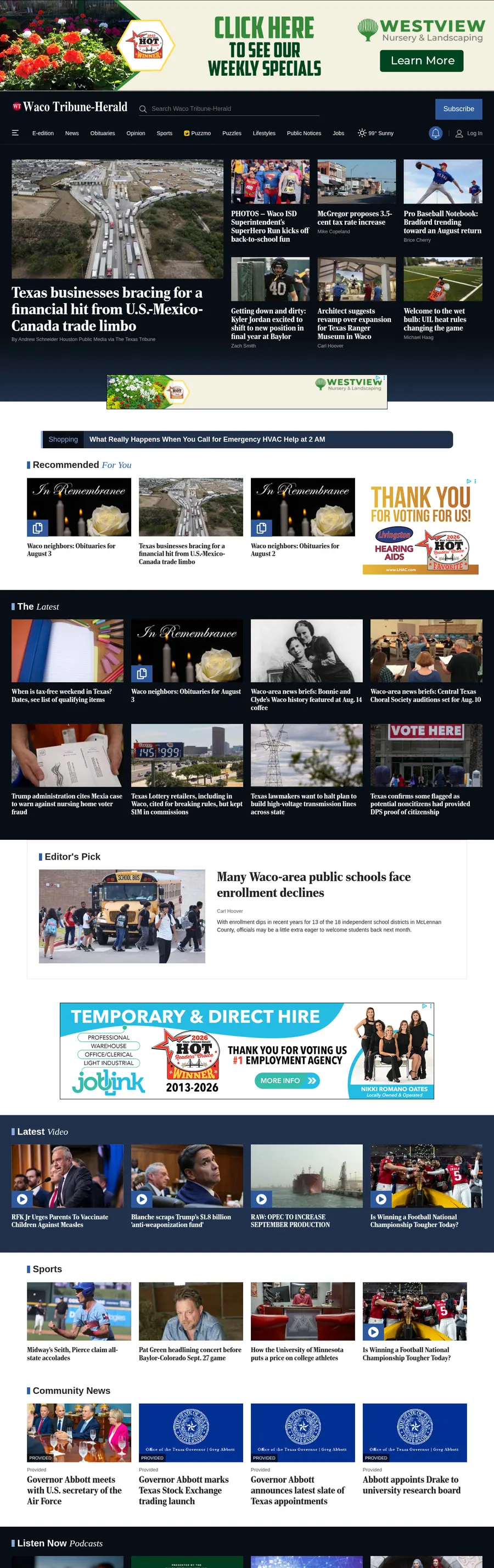 Wacotrib.com önizleme