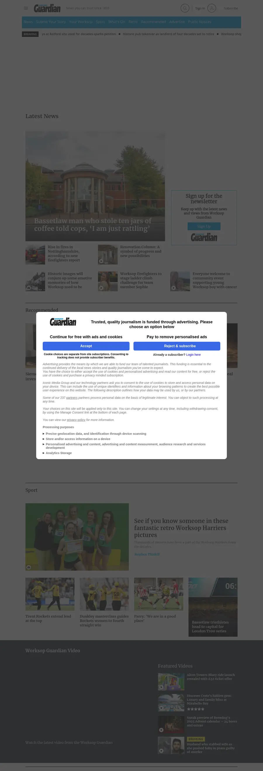Worksopguardian.co.uk önizleme