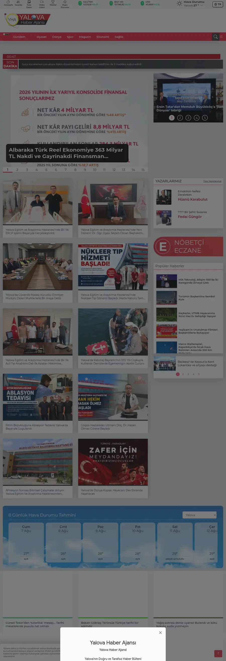 Yalovahaberajansi.com.tr önizleme