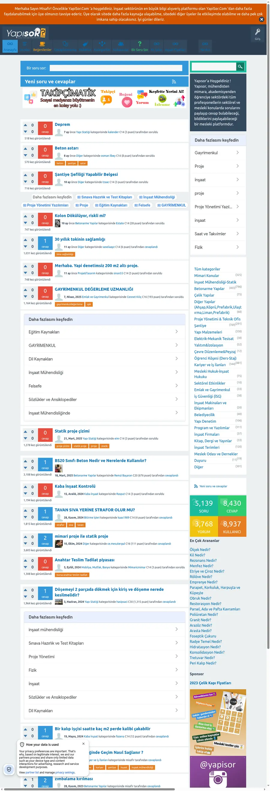 Yapisor.com önizleme