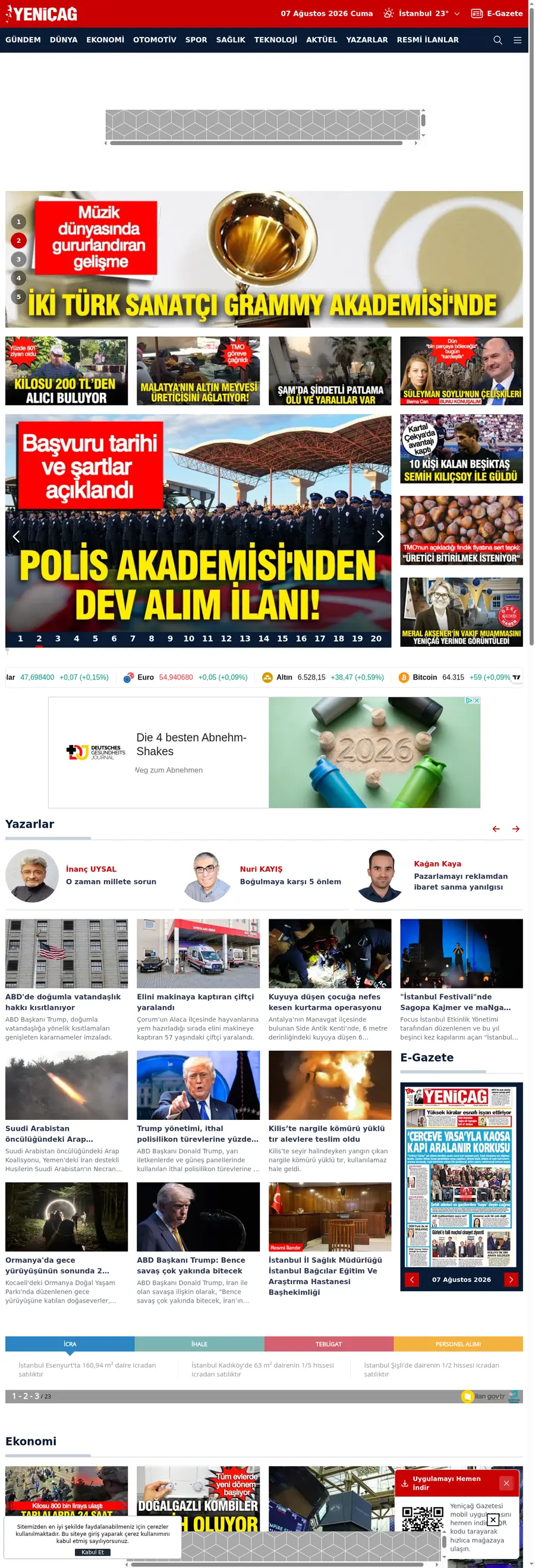 Yenicaggazetesi.com.tr önizleme