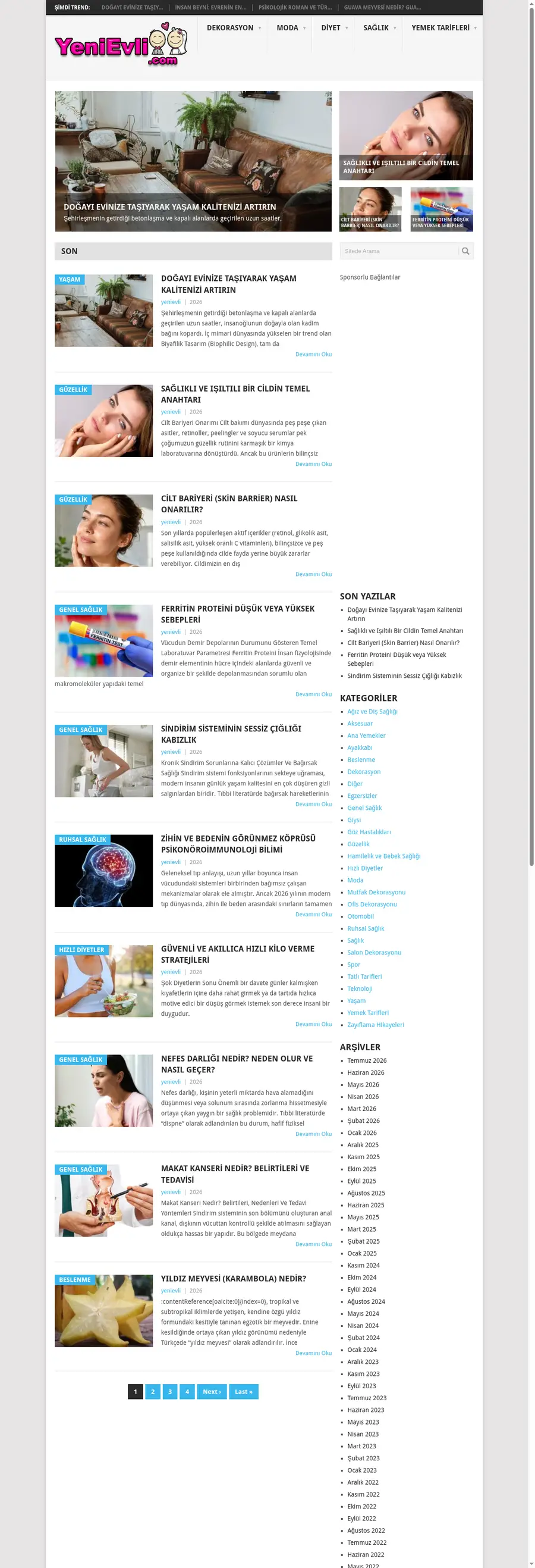 Yenievli.com önizleme