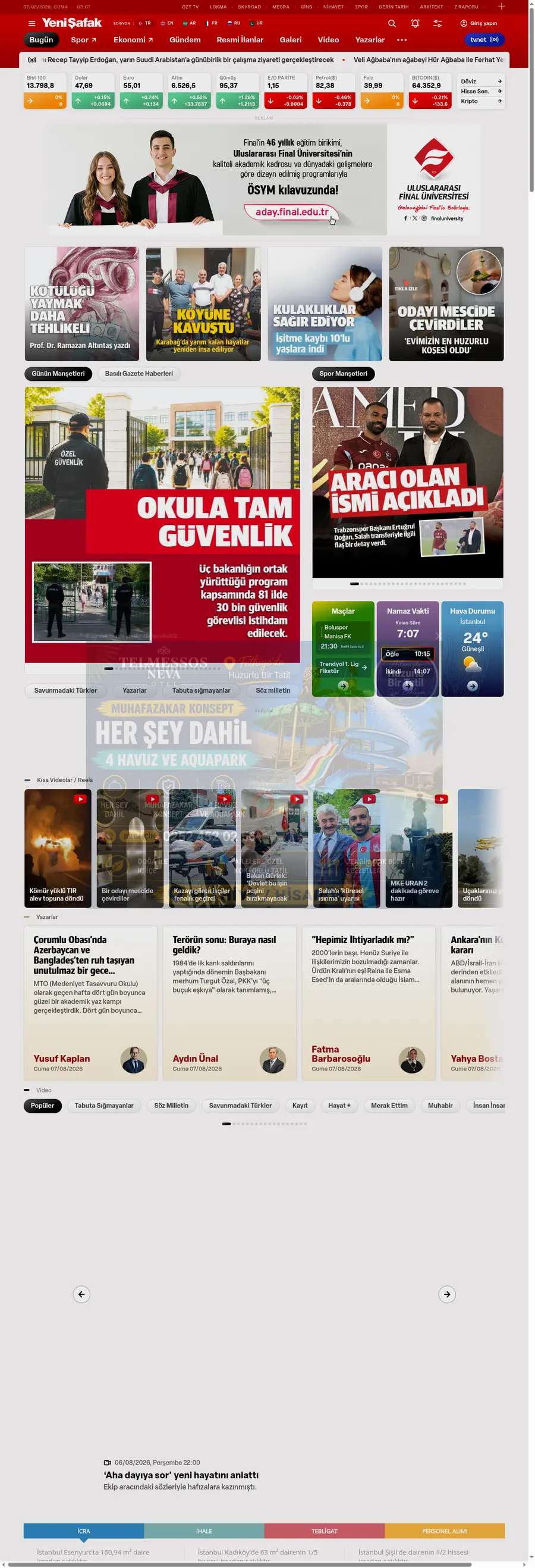 Yenisafak.com.tr önizleme