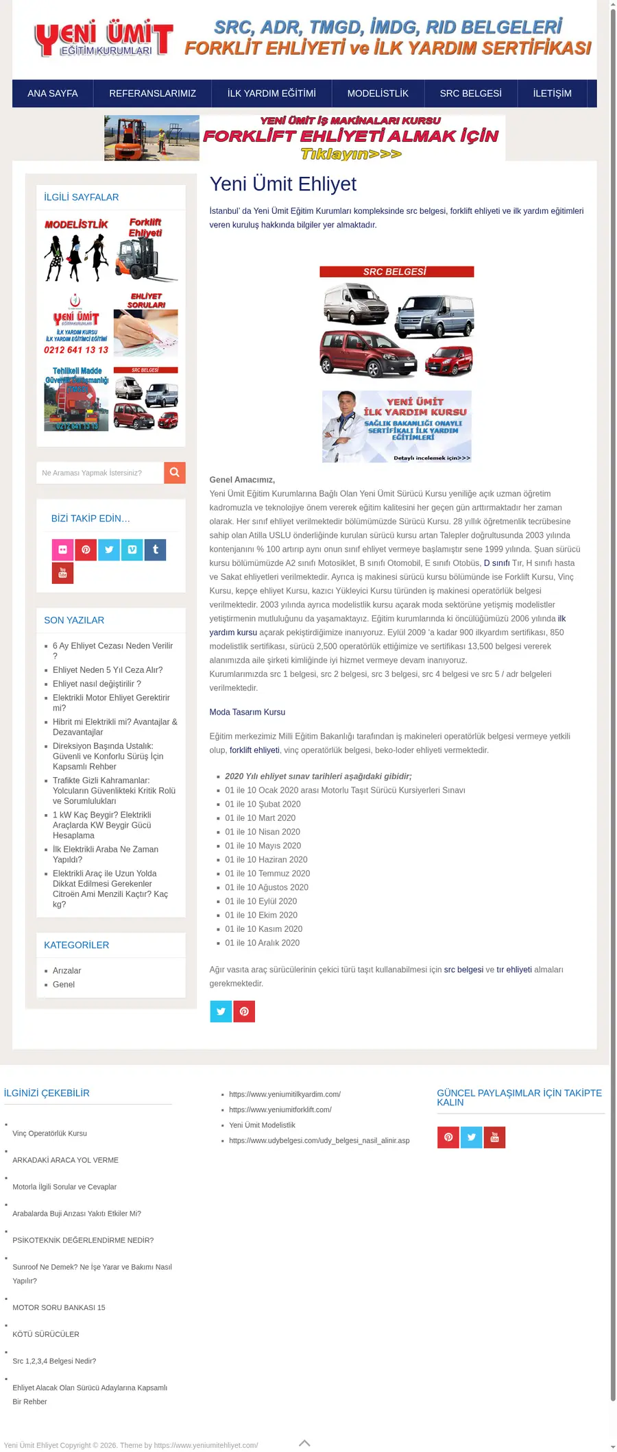 Yeniumitehliyet.com önizleme