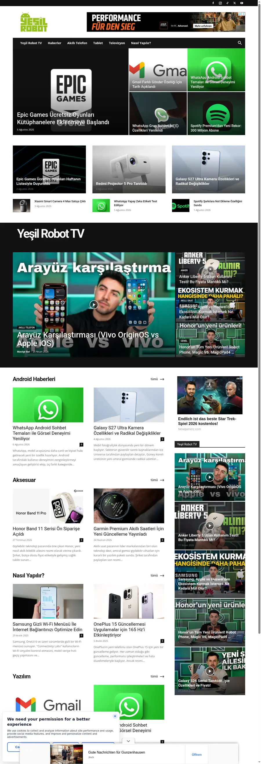Yesilrobot.net önizleme