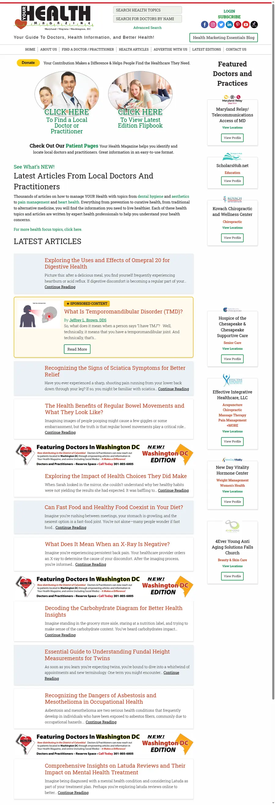Yourhealthmagazine.net önizleme