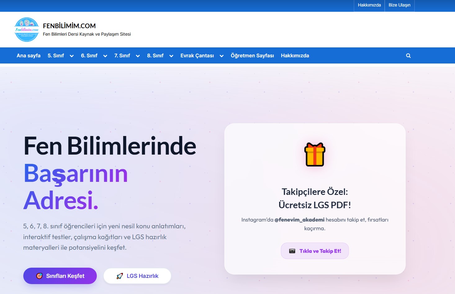 Fenbilimim.com Tanıtım Yazısı 1 fennbilmim