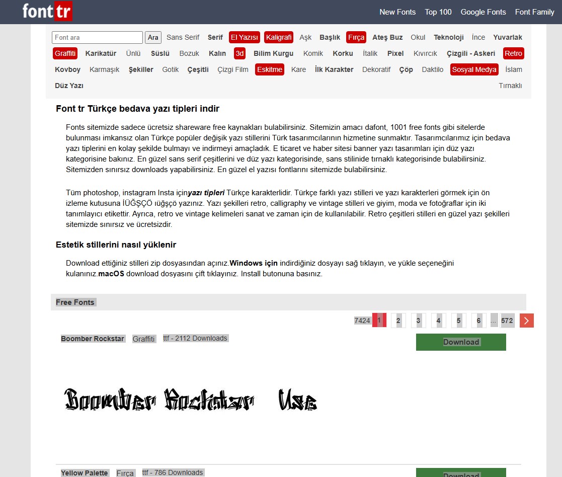 Fonttr.com Tanıtım Yazısı 1 fontr