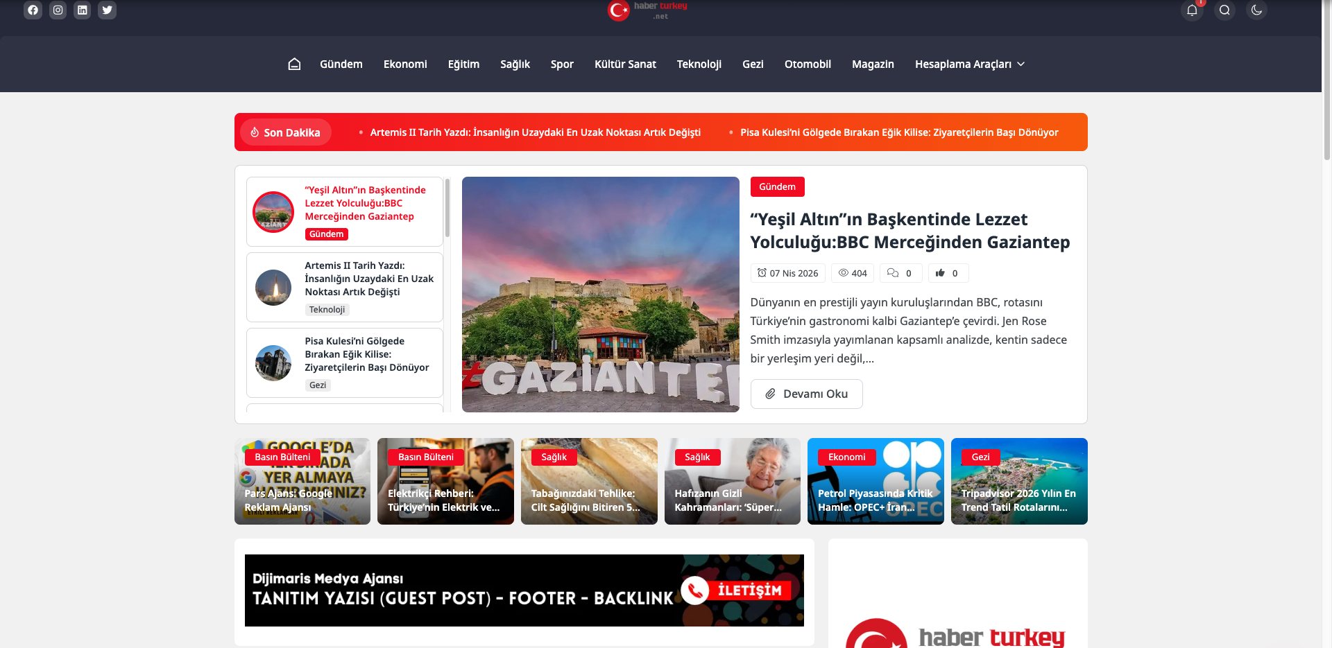 Haberturkey.net Tanıtım Yazısı 1 haberturkey.net